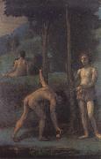 Hans von Maress Three Youths in an Orange Grove oil painting picture wholesale